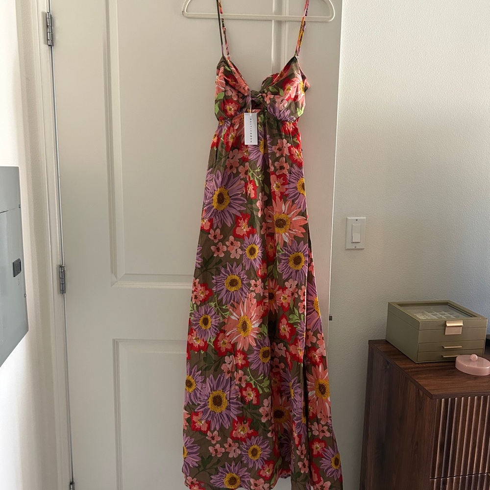 Baltic Born Floral Maxi Dress in Olive, Purple, Pink, Yellow